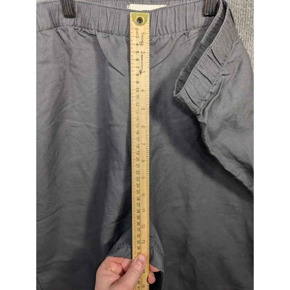 Abercrombie & Fitch Pants Mens XL Long Loose Straight Linen Beachy Resortwear
